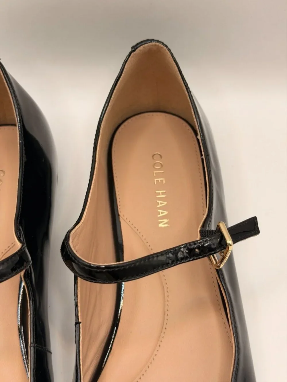 Cole Haan Women Bridge Black Mary Jane Ballet Flat Sz 9 B